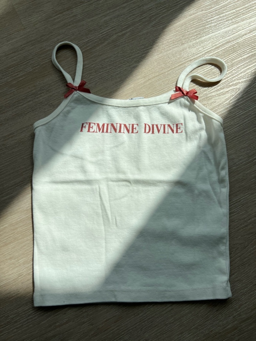 Feminine Divine Tank Top with Bows